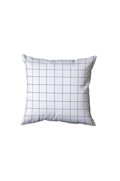Beramussa Black and White Checkered Pillow, Gift