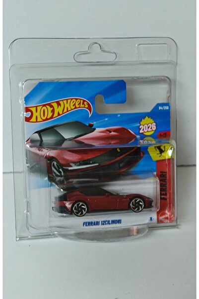 HOT WHEELS FERRARİ SERİSİ - FERRARİ 12CILINDRI MODEL ARABA (KORUMA KABI İLE B...
