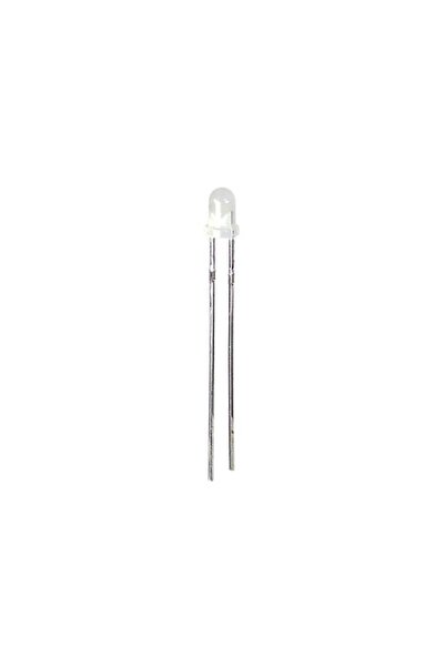 OEM LED 3mm 12V alb rece 1120-1560mcd 30 grade parte frontala convex OSW5DK31...