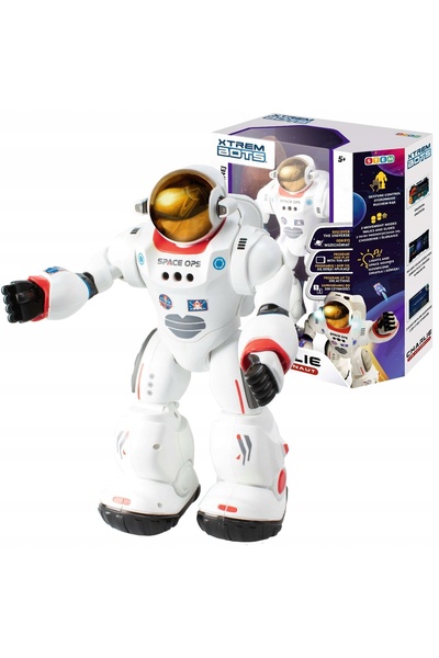 TM TOYS Robot astronaut interactiv Charlie pentru copii 5+ cu aplicație educa...