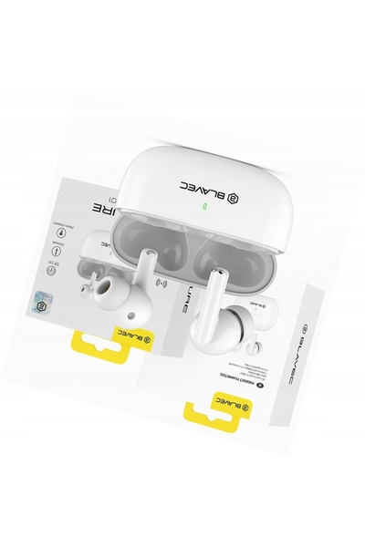 Blavec Căști BW-01 TWS albe intraauriculare Bluetooth pentru iPhone 17