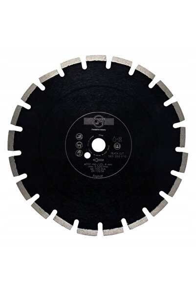 CFİ Disc diamantat 350x25.4mm pentru asfalt și beton, segmentat, rezistent.