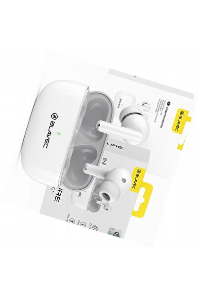 Blavec Căști wireless BW-01 albe Bluetooth pentru Motorola Moto G24