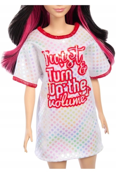 Barbie lalka fancy hhr12 brunetă în rochie /6
