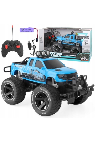 LeanToys Autko Mașină Off-Road Telecomandată RC 1:14 Albastru