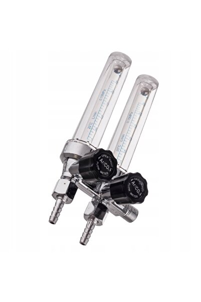 TC Technic Rotametru dublu pentru reductor ARGON CO2 MIX M14 Reductor de pres...