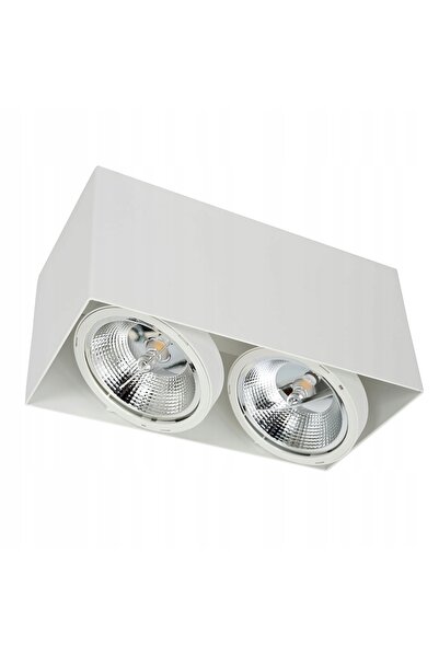 Milagros jewelry Corp de iluminat aplicat pe perete Plaza 2xGU10 AR111 Alb