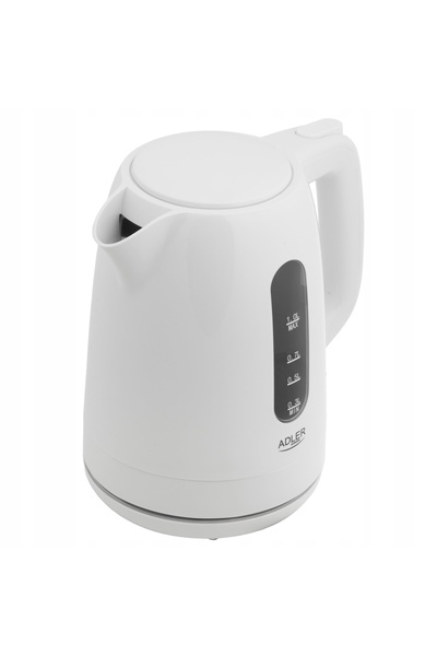 adler Fierbător electric mic, fără fir, 1L, 2200W, cu filtru anti-calcar STRIX
