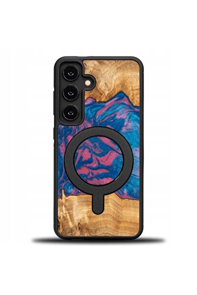 BewooDesign Husă Bewood Unique pentru Samsung Galaxy S25 - Neons - Vegas cu M...