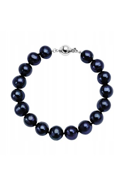 Verona Brățară de argint cu perle negre 7-9mm - BSN6713