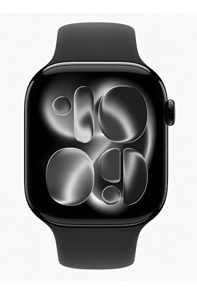 Generic Smart Watch Series 11GPS 46mm Black Aluminium Case with Blue Cloud Sp...