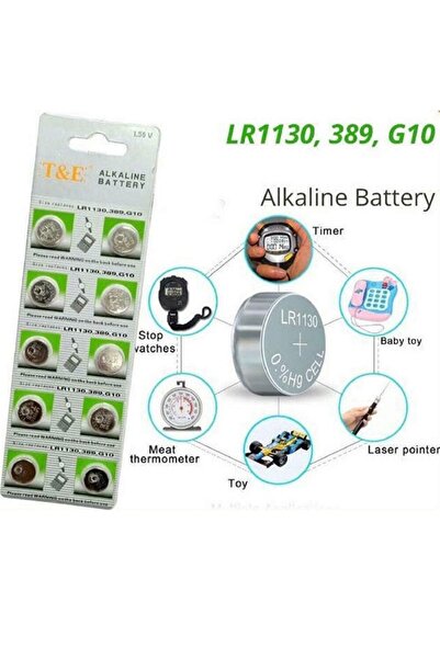 OEM LR1130 AG10 1.5V Αλκαλικές Μπαταρίες, συσκευασία 10 τεμαχίων