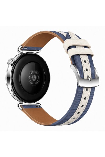 Alstrap Huawei Watch Gt6/GT5/GT4 (41mm) Gt5 Pro 42mm Uyumlu Çift Renk Pu Deri...