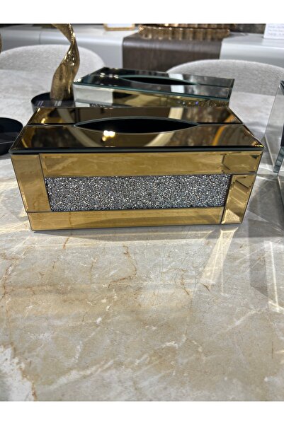 KARCILAR HOME STORE Stone Napkin Holder Bronze Color