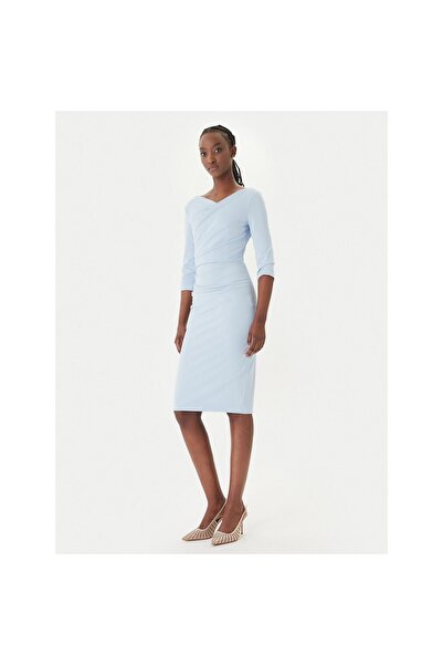 RINASCIMENTO Rochie de cocktail pentru femei CFC0127699003 Albastru
