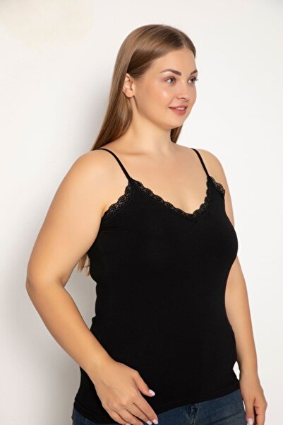 Siyah İnci Φανελάκι Plus Size "siyah inci" SIA