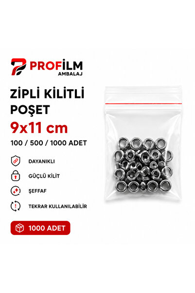 Genel Markalar Zipli kilitli poşet 9X11 (1000 adet)