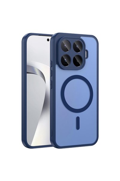Microsonic Xiaomi 17t Pro Compatible Case Magsmoke Neo Navy Blue
