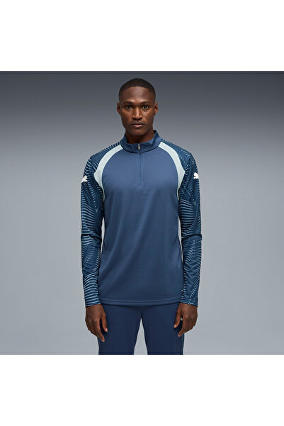 Puma Mens individualFINAL Quarter-Zip Football Top