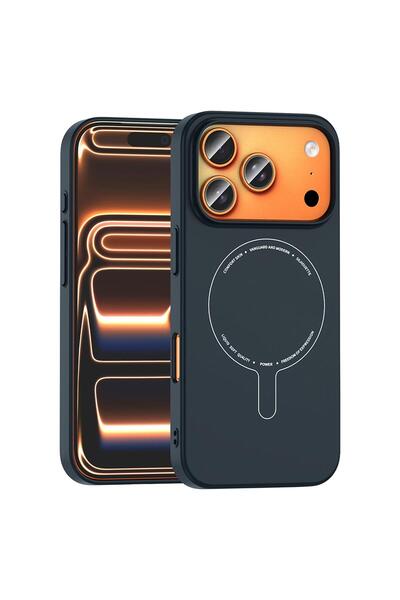 Microsonic Apple iPhone 17 Pro Compatible Case Airfit Magsafe Navy Blue