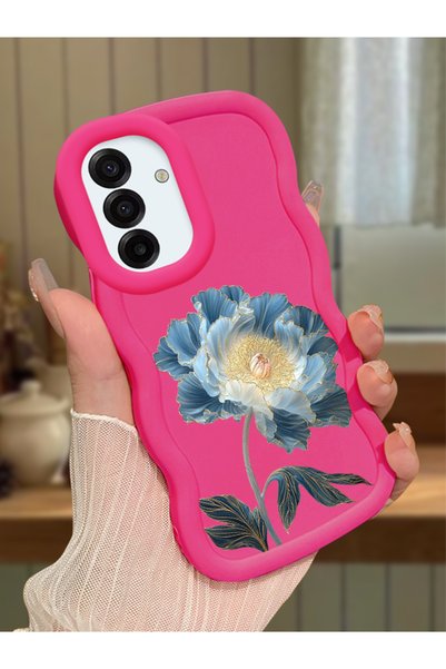 Hontinga Samsung Galaxy A17 Compatible Case Camera Protector Red Silicone Cou...