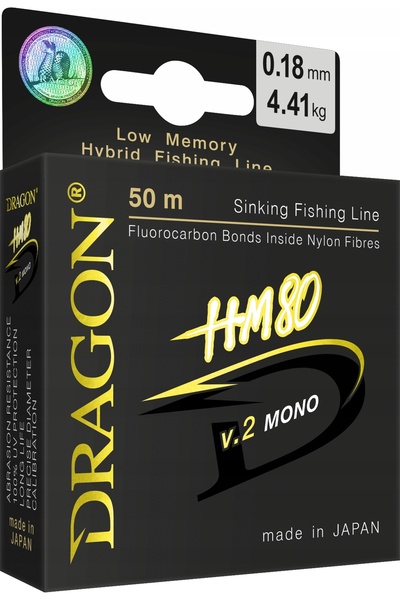 NO BRAND Fir DRAGON HM80 V.2 Mono 0,182 mm / 50 m Verde deschis