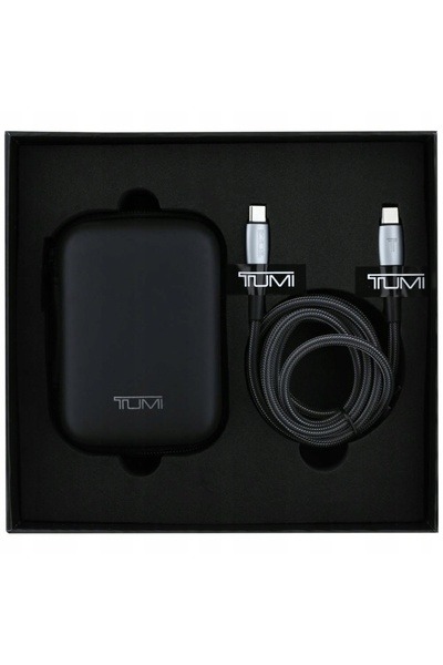 TUMI Adaptor de călătorie negru + Cablu USB-C