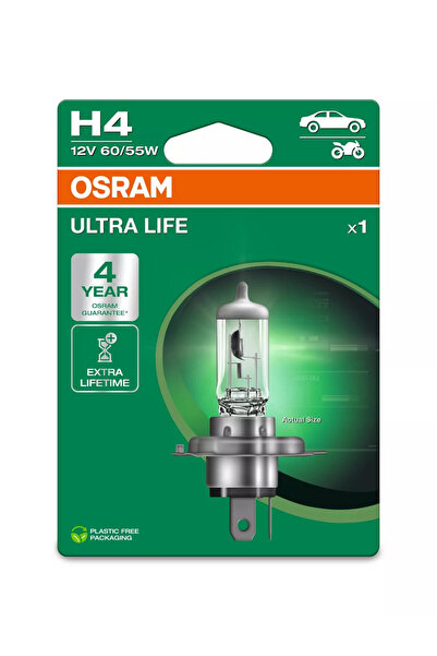 Osram Bec Ultra Life H4 60/55W 12V P43t