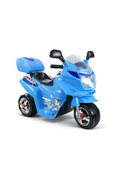 LEAN Motocicletă Electrică pentru Copii HC8051 Albastra, Faruri și Panou Muzi...