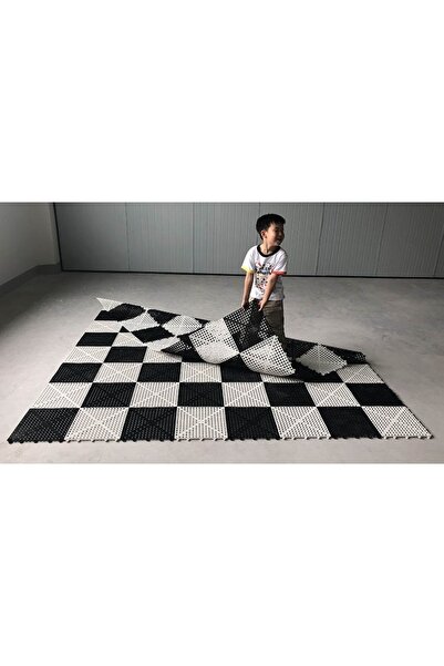 Sunrise Chess & Games Tablă de șah uriaș cauciucat din PVC. pătrate de 12 inchi