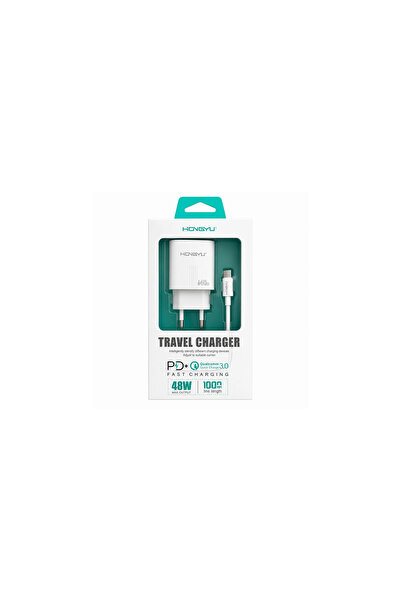 Hongyu 48W USB-C and USB-A Fast Charger with Quick Charge and Power Delivery