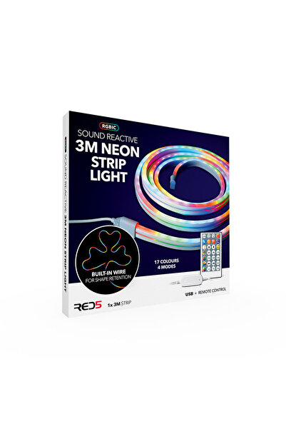 OEM The Source – RGBIC Neon LED Strip Light 3m – Πολύχρωμος Διακοσμητικός Φωτ...