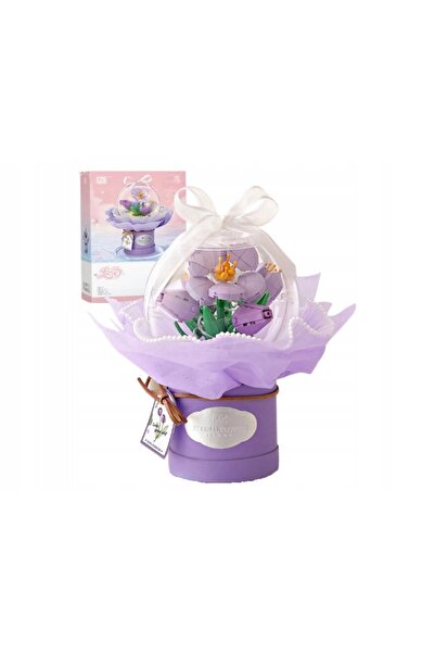 QBI Cuburi de plastic Bilă luminoasă Violete 1081299