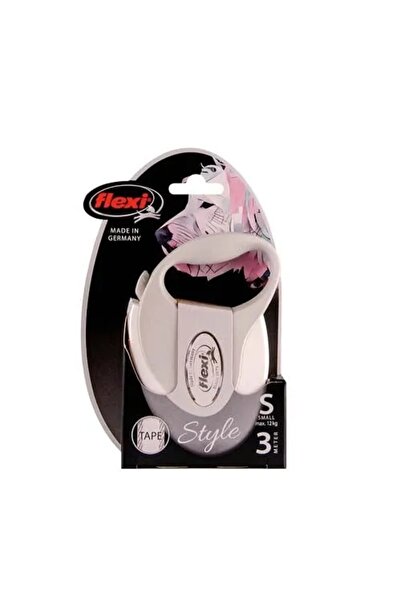 Flexi Smycz Style S (3 m - 12 kg) Alb-gri