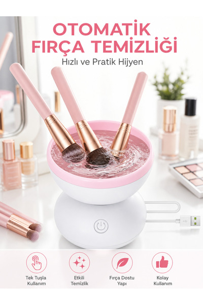 Lisinya Automatic Makeup Brush Cleaner USB Powered Portable Device New Genera...