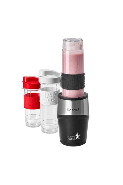 Concept Blender kielichowy SM-3385 Smoothie Maker Negru + 2 recipiente