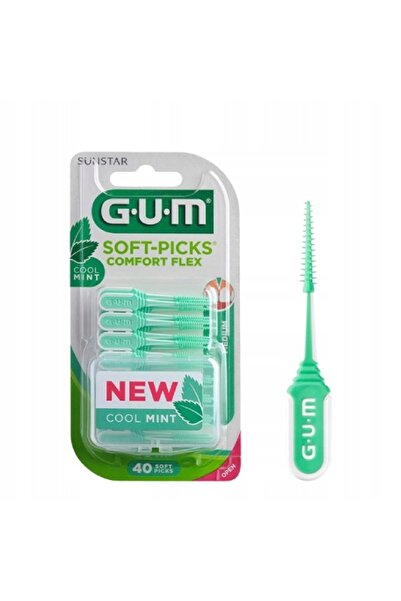 NO BRAND Periuță interdentară SUNSTAR GUM Soft-Picks Comfort Flex M (40 bucăți)