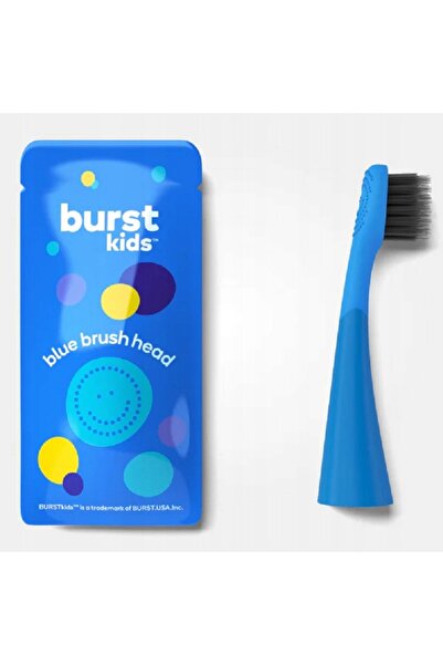 NO BRAND Cap de periuță de dinți BURST Kids Albastru 1 bucată