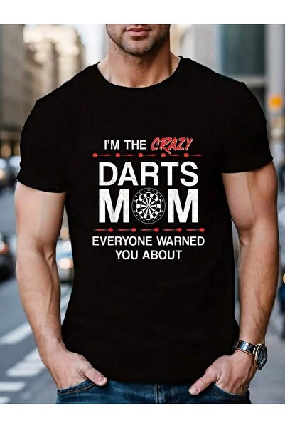 45 BPM Vintage Board Mom T-Shirt - I'M The Fun Darts Mom, Graphic Tee For Wom...