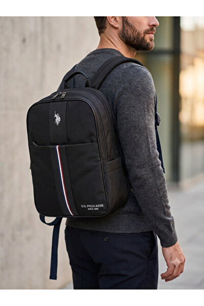 U.S. Polo Assn. Business Laptop Backpack with Compartment School Bag Travel B...