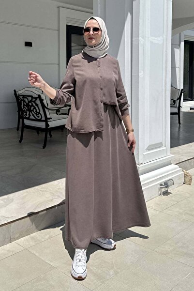 Rabia Şamlı Лавин Комплект с пола Кафяв
