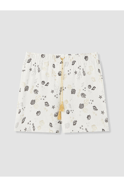 LC Waikiki Esvab • Modern & Distinctive Printed 100% Cotton Women's Shorts Pa...