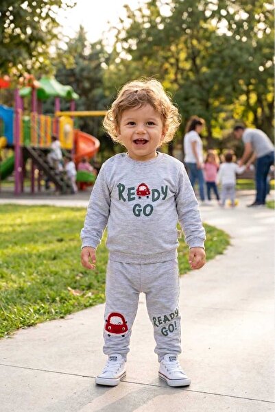 MyPrettyBaby Ready Go Printed Süzene Car Embroidered 100% Cotton Baby Boy Sea...