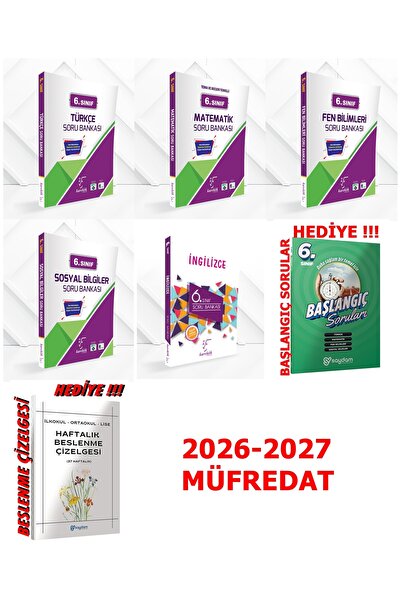 2026-2027 MÜFREDAT 6.SINIF ÇÖZÜMLÜ SORU BANKASI SETİ KAREKÖK