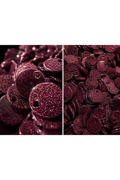 Aynalı Acrylic Sequins 100Gr |   Burgundy