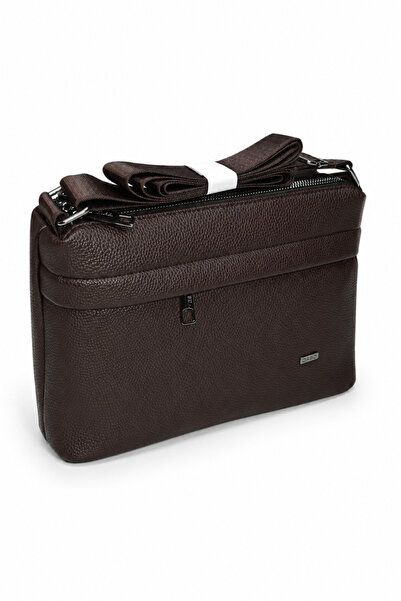 dukidasoturkiye Duki Daso Iconic Series - Brown Leather Look Casual Sling Bag...