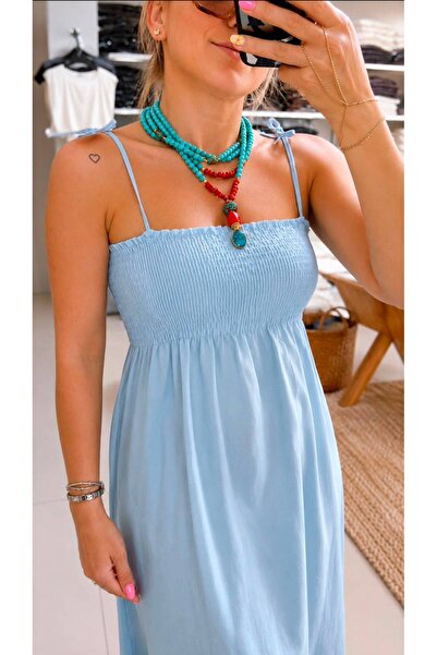 LinichandCo Gipeli Adjustable Strap Maxi Length Comfortable Cut Summer Long D...