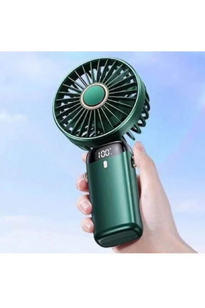 Choice1 4 Portable Handheld Mini Fan Foldable Neck Hanging Fans 5 Speed USB R...