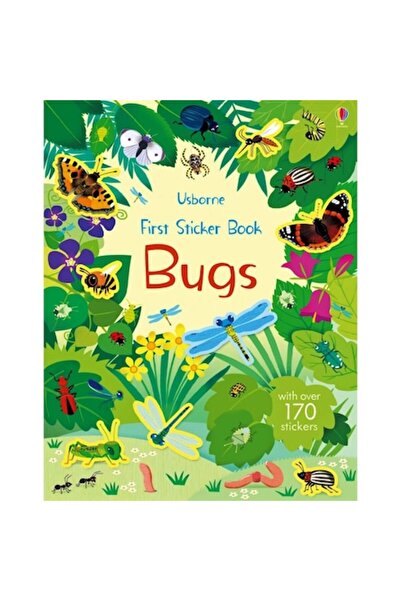 Usborne Занимателна книжка, със стикери, Малки първи стикери: Насекоми
