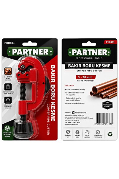 PANTER 3-28 mm Bakır Boru Kesici Boru Kesme Aparatı Profesyonel Metal Boru Ke...
